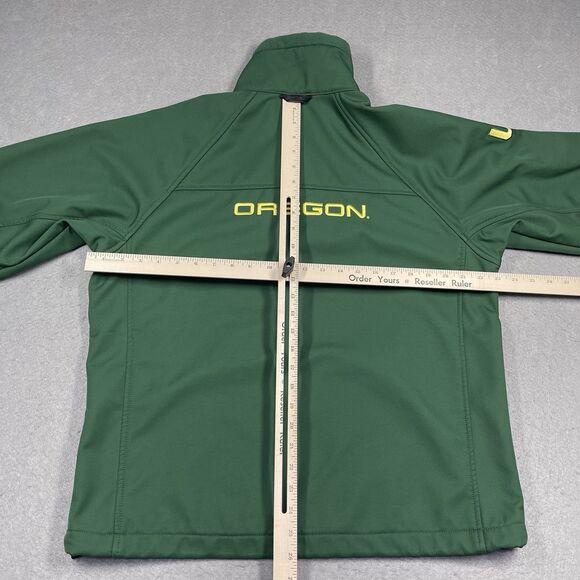 Oregon Ducks Jacket Mens Medium Green Columbia Sports Softshell Embroidered NCAA - Picture 9 of 12